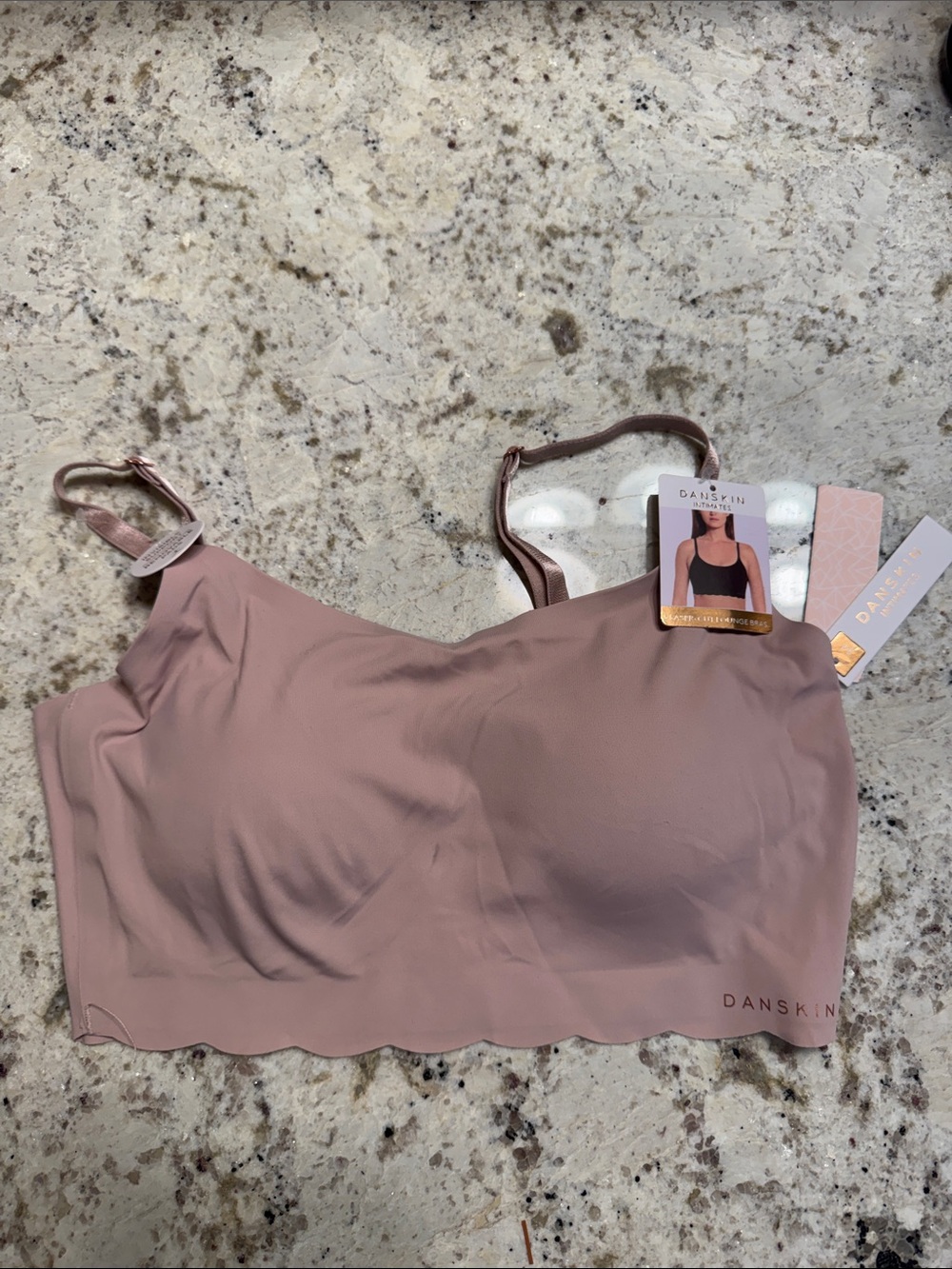 Danskin Seamless Bralette - Mauve Pink